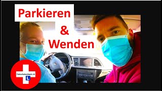 Wenden und parkieren mit Manon