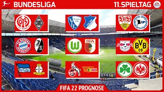 [PS5] FIFA 22: Spieltag 11 (inkl. Samstagskonferenz) - 2021/22 l Bundesliga Prognose [FULL HD]