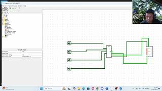 Membuat 7 segment dengan 10 input dari biner ke desimal menggunakan aplikasi logisim