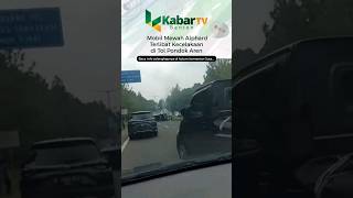 Insiden Tragis, Mobil Mewah Alphard Terlibat Kecelakaan di Tol Pondok Aren