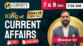 Liberty Daily Current Affairs I by King of Current Affairs Bhaskar Sir I 7 & 8 January