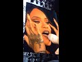 Rihanna cries onstage performing Love The Way You Lie 🙄