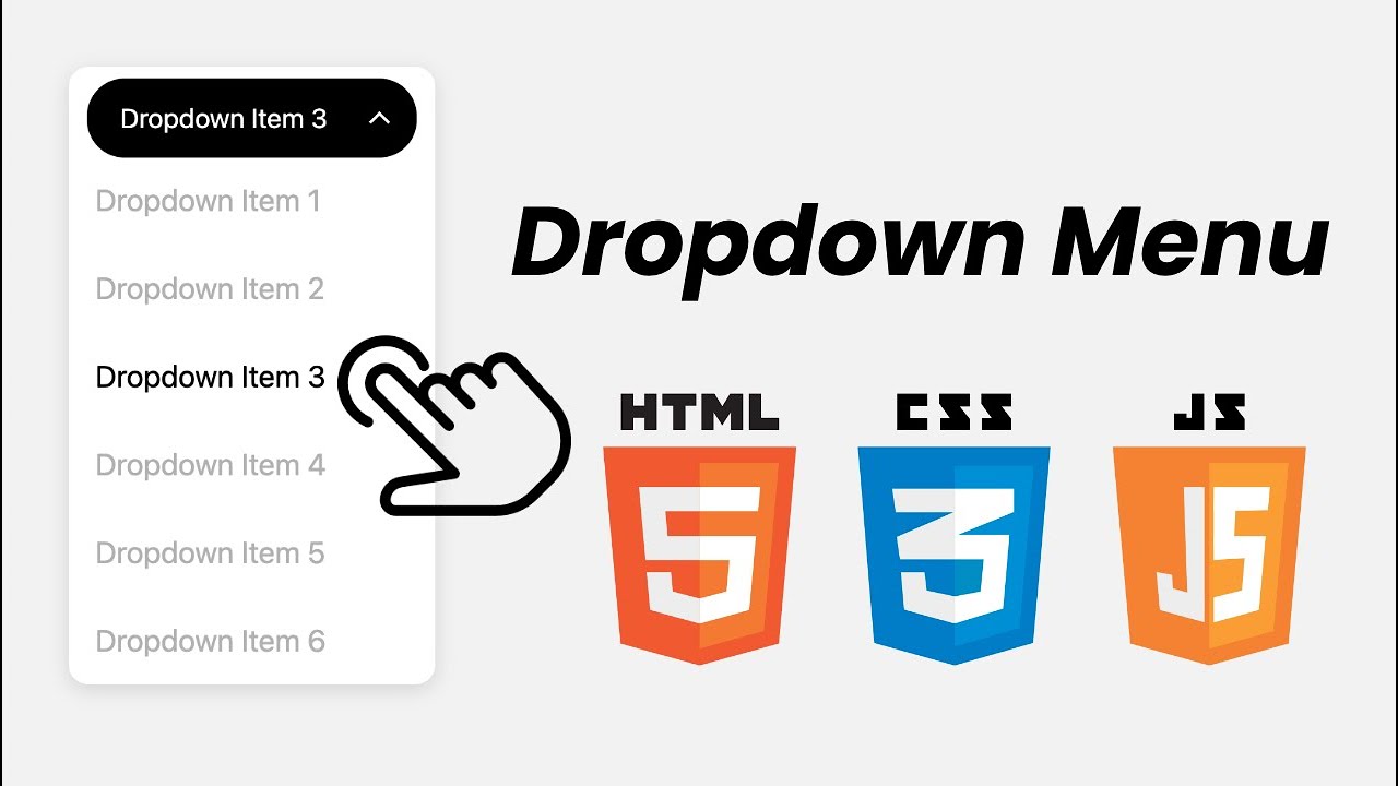 How To Create A Dropdown Menu Html Css At Lewis Connie Blog