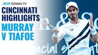 Andy Murray v Frances Tiafoe Highlights | Cincinnati 2020