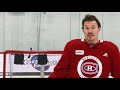 brendan gallagher demos his talent in front of the net train like a pro