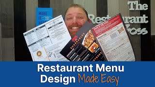 How to Manage a Restaurant: Menu Design