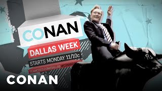 Promo: Conan's Dallas Guests Are Ready To Ride | CONAN on TBS