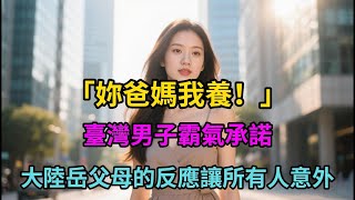 「妳爸媽我養！」臺灣男子霸氣承諾，大陸岳父母的反應讓所有人意外