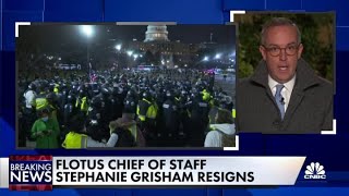 First lady's chief of staff Grisham resigns after violent protests