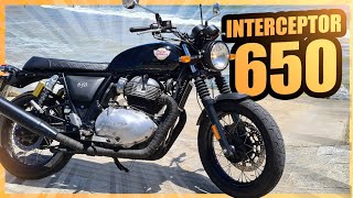 PEGUEI A ROYAL ENFIELD INTERCEPTOR 650 PARA TESTAR *Escapamento Customer*