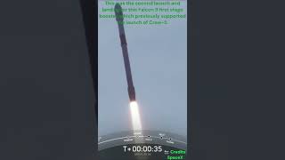 Falcon 9 by SpaceX launches GPS III, SV 06 #shorts #viral