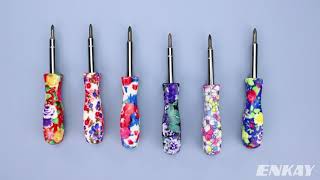 ENKAY Tool - Multi-Function Floral Screwdriver for Household Tasks, Housewarmings, DIYers, \u0026 Gifts