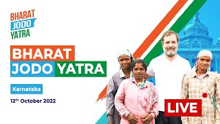 LIVE: Bharat Jodo Yatra | Challakere to Hirehalli | Chitradurga | Karnataka