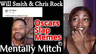 Will Smith And Chris Rock Oscars Slap Memes - Mentally Mitch |Reaction Video | #reaction