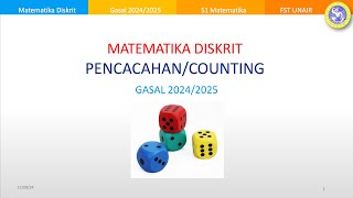 [Matematika Diskrit] Pencacahan