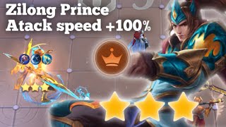 ZILONG SINERGI PRINCE ATACK SPEED GACOR!!! - MAGIC CHESS INDONESIA