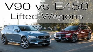 2022 Mercedes E450 vs 2022 Volvo V90 - The Best SUVs are Wagons?