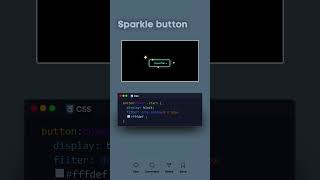 Sparkle button using CSS#html #css #javascript