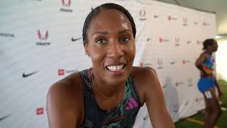 Ajee Wilson Remains Positive At USATF Outdoor Championships