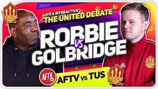 GOLDBRIDGE vs ROBBIE! ARSENAL vs MAN UTD News With AFTV