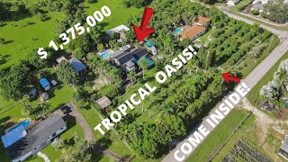 TROPICAL OASIS | REDLANDS  FLORIDA | COME INSIDE