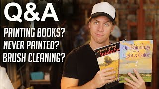 PAINT TALK: Painting books, never painted before, how to clean brushes