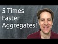 5 Times Faster Aggregates | Scaling Postgres 394