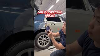 How to fix bodyfiller pinholes? Very useful product. Car body Repair #car #automobile #auto