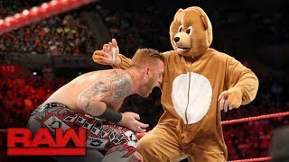 Heath Slater & Rhyno vs. The Miz and a bear: Raw, June 12, 2017