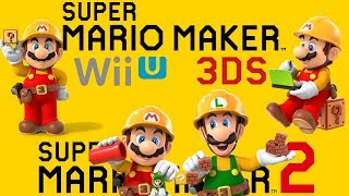 Super Mario Maker - All Trailers (2014-2019)