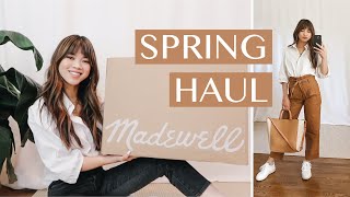 HUGE SPRING MADEWELL TRY ON HAUL! Shorts, Dresses, and more!