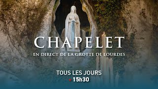 Le Chapelet depuis la Grotte de Lourdes - 31/12/2024