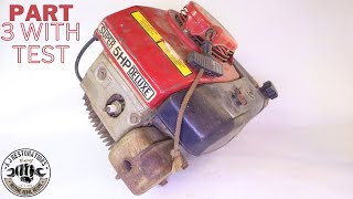 Flooded and Seized Honda Lawnmower Engine Restoration -Part 3 with test-