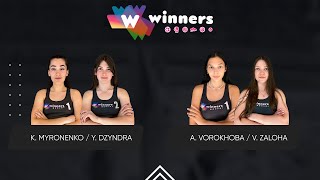 Winners Beach Volleyball. Women. K. Myronenko / Y. Dzyndra - A. Vorokhoba / V. Zaloha 20.01.2025