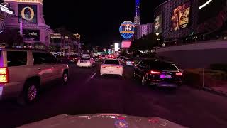 7 minute virtual cruise of Las Vegas strip at night 2023 "Feels like you're there" 4K 60fps POV