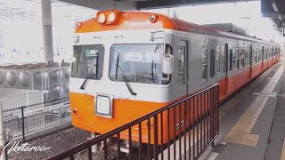 アルピコ交通 上高地線3000形「リバイバルカラー」　松本駅7番線