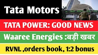 #TataPower #TataMotors #IEX #RVNL #WaareeEnergies क्या आप तैयार हैं?\