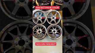 AOW 16x7 ET40 SL Color all ready stock 😁 #wheelmaster #sportrim #car #bossjack #bossjackchow