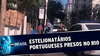 Polícia prende estelionatários portugueses no Rio de Janeiro | SBT Brasil (02/08/19)