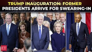 Trump Inauguration: Clintons, Bush among former Prez to arrive, Obama comes without Michelle