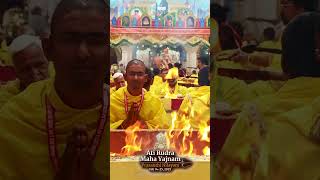 Sacred Flames from the Homa Kunda | Ati Rudra Maha Yajnam | Prasanthi Nilayam