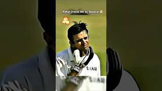 Rahul Dravid Brutal Hit on Face 🤯 #shorts #viral #brixxmediain