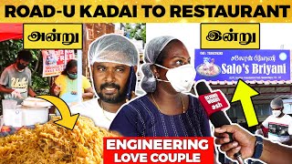 1 kg Road-u Biriyani to Brand New Restaurant! Love Couple's Inspiring story! | Salo's Biriyani