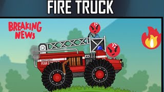 Hill Climb Racing - FIRE TRUCK in COUNTRYSIDE Rescue Mission - POLICE CAR on FIRE GamePlay