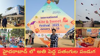 International Kite and sweet festival in Hyderabad 🪁#internationalkitefestival #telanganatourism