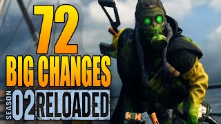 72 Big Changes In Call of Duty Warzone Season 2 Reloaded (Update 1.55)