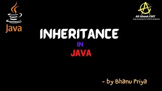 Inheritance Introduction in Java| lec 35 | Java Tutorials| BhanuPriya