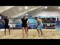 4 vs 4 Co-Ed Beach Volleyball League Game - Team Karen vs Team Rhea - 10/21/2021