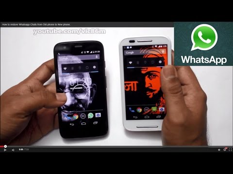 WhatsApp TRICKS - RESTORE CHATS from Old phone to New phone. WhatsApp TRICKS - RESTORE CHATS from Old phone to New phone.