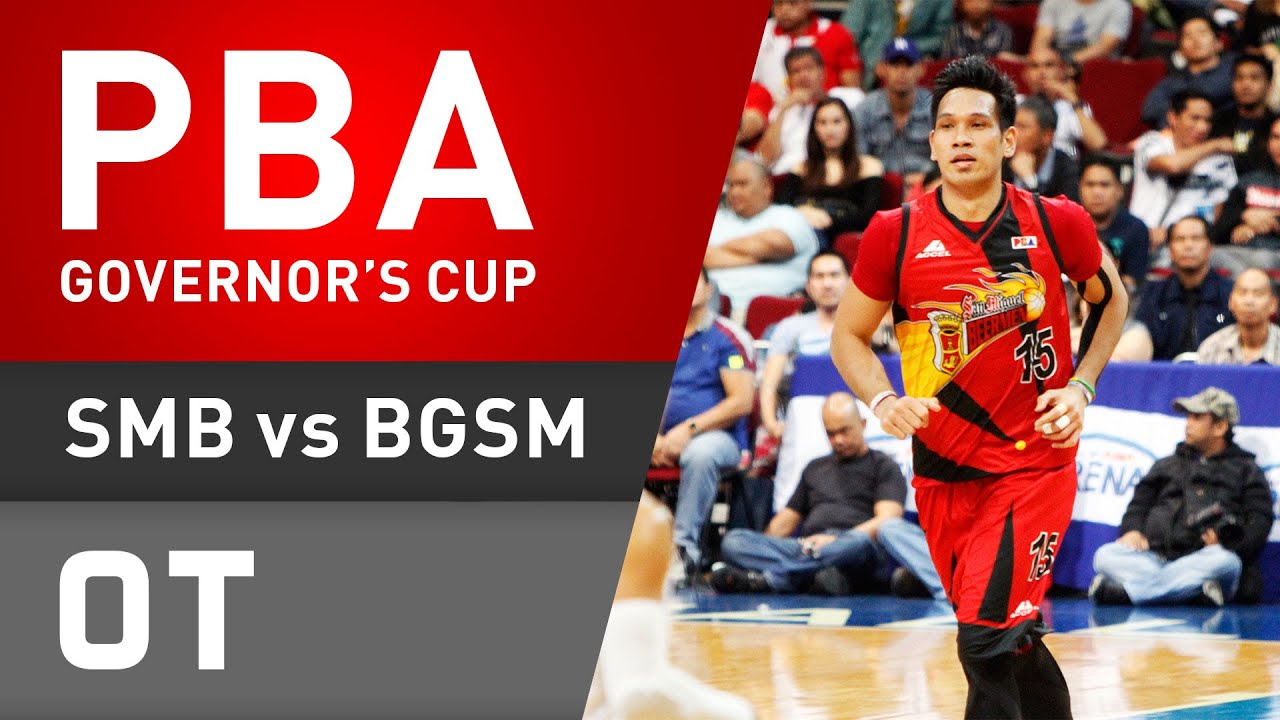 SAN MIGUEL VS. GINEBRA - OT | PBA Governors' Cup 2016 - YouTube